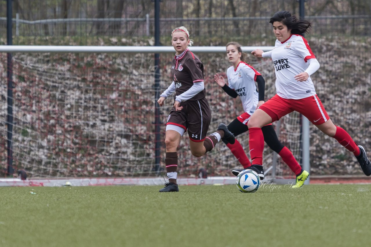 Bild 126 - B-Juniorinnen Walddoerfer - St.Pauli : Ergebnis: 4:1